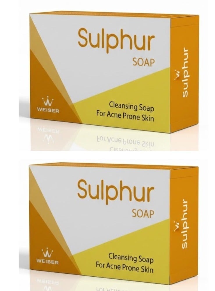 Weiser Sulphur Soap 45 gm 2 Pc - Image 1
